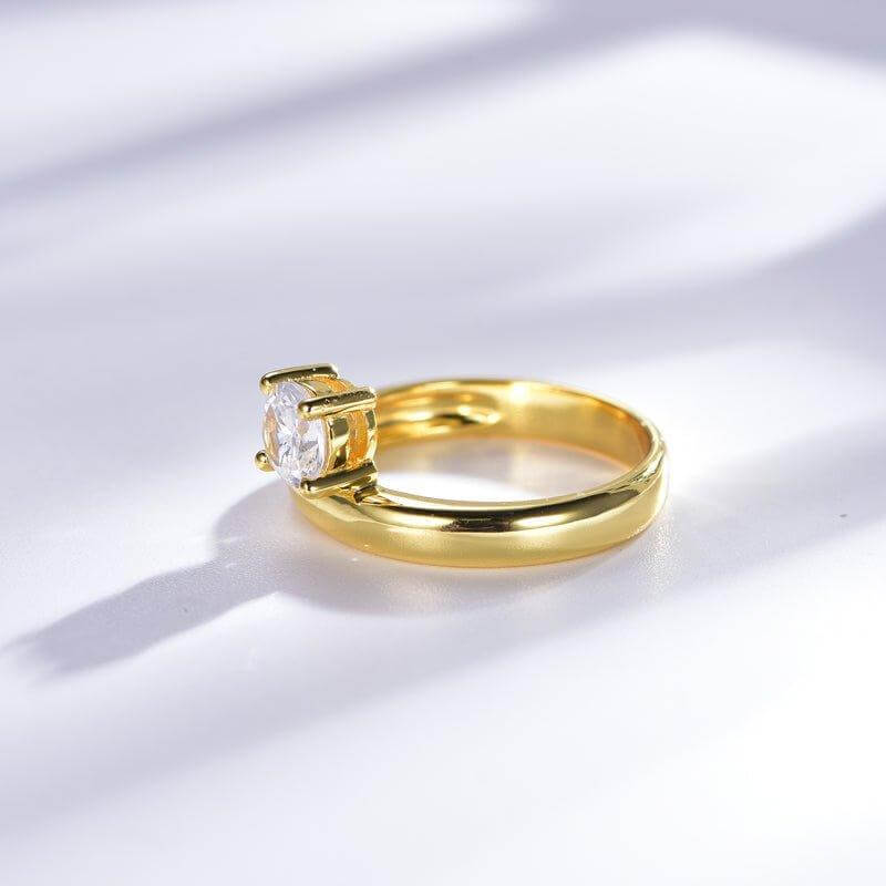 Classic Simulated diamond Engagement Ring - Trendolla Jewelry